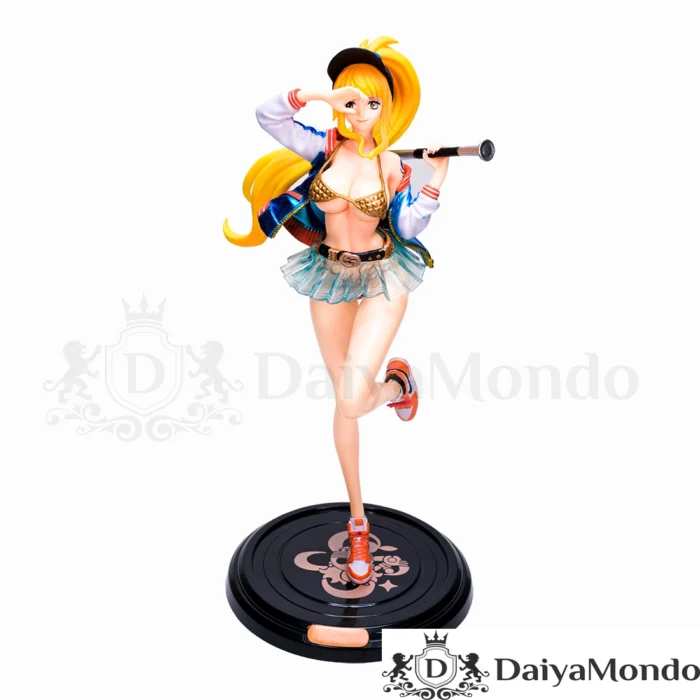Daiyamondo One Piece Anime Nami Action Figure, 30cm in height. The figure showcases Nami, a character from the One Piece anime series, with detailed features and a fierce expression